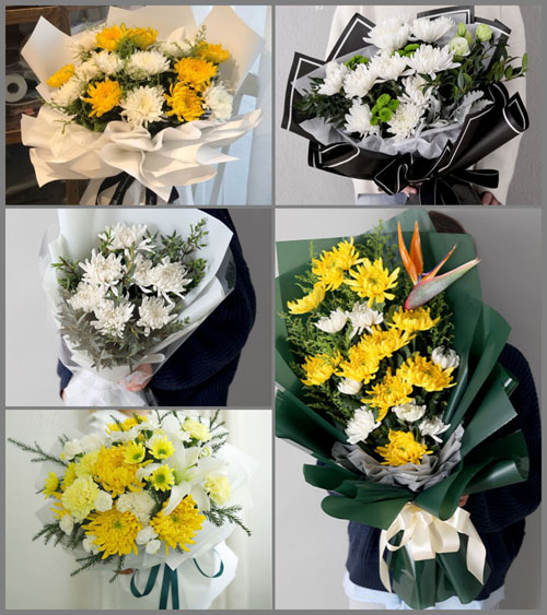 广西百色田林县旧州镇白事花束代送